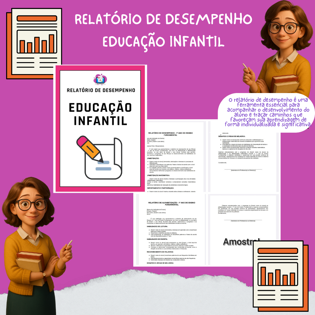 RELATÓRIO DE DESEMPENHO  - EDUCAÇÃO INFANTIL
