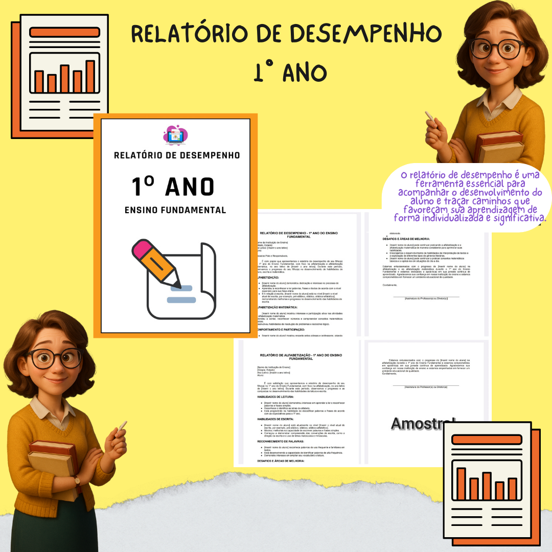 RELATÓRIO DE DESEMPENHO  - 1° ANO