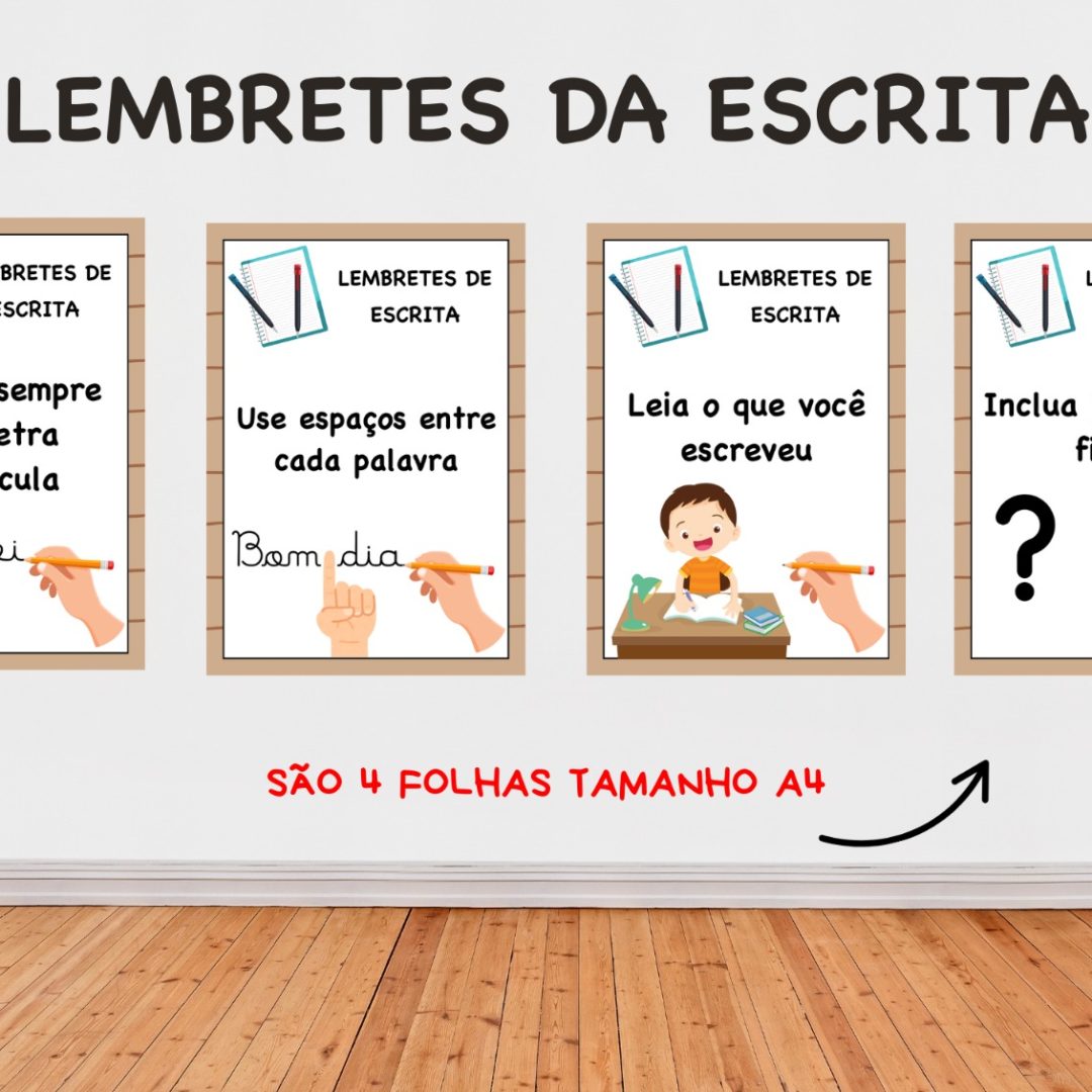 ✍️ LEMBRETES DE ESCRITA –
