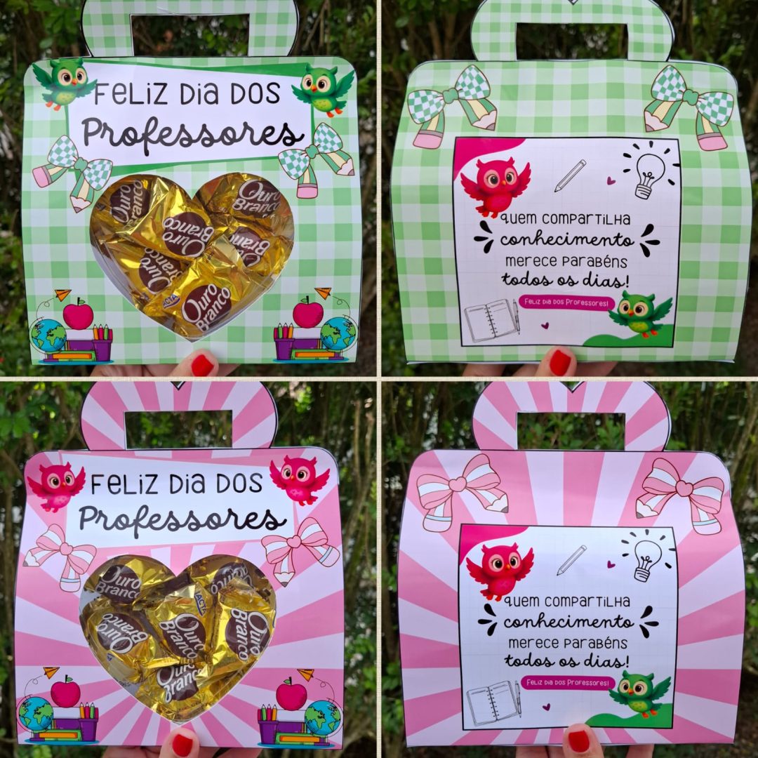 🎁 SACOLINHA DIA DOS PROFESSORES 🎁