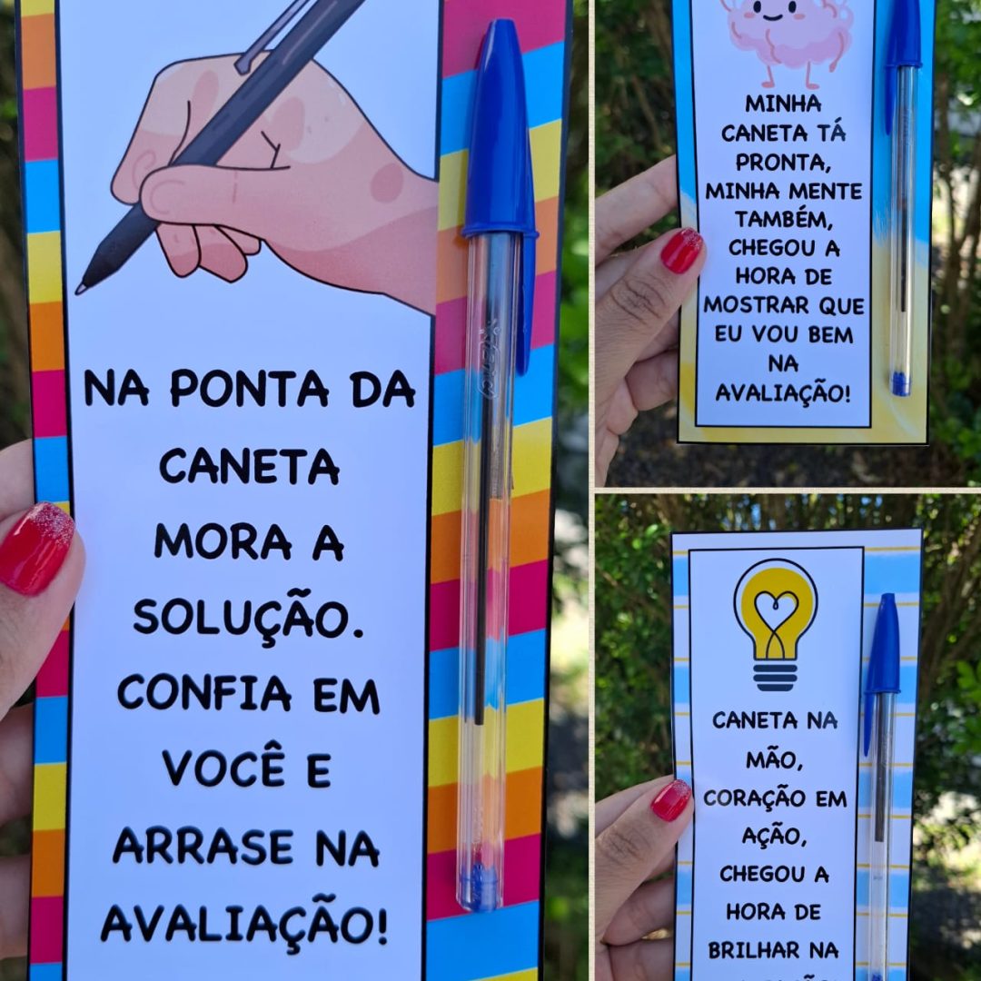CARTÕES MOTIVACIONAIS DE AVALIAÇÃO