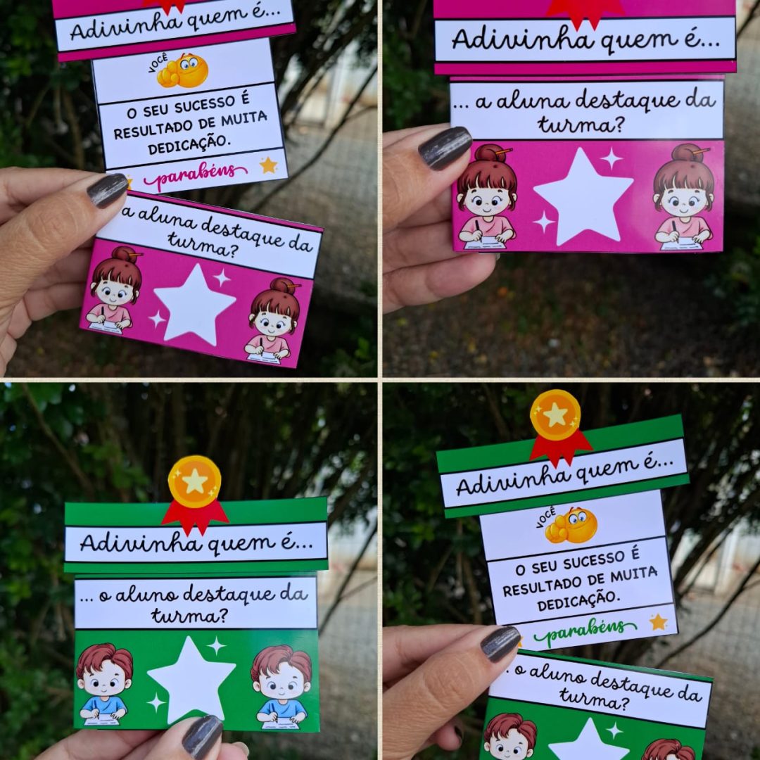 ✨ CARTÃO INTERATIVO – ALUNO DESTAQUE ✨