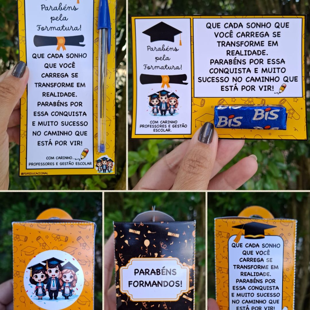 🎓 LEMBRANCINHAS DE FORMATURA