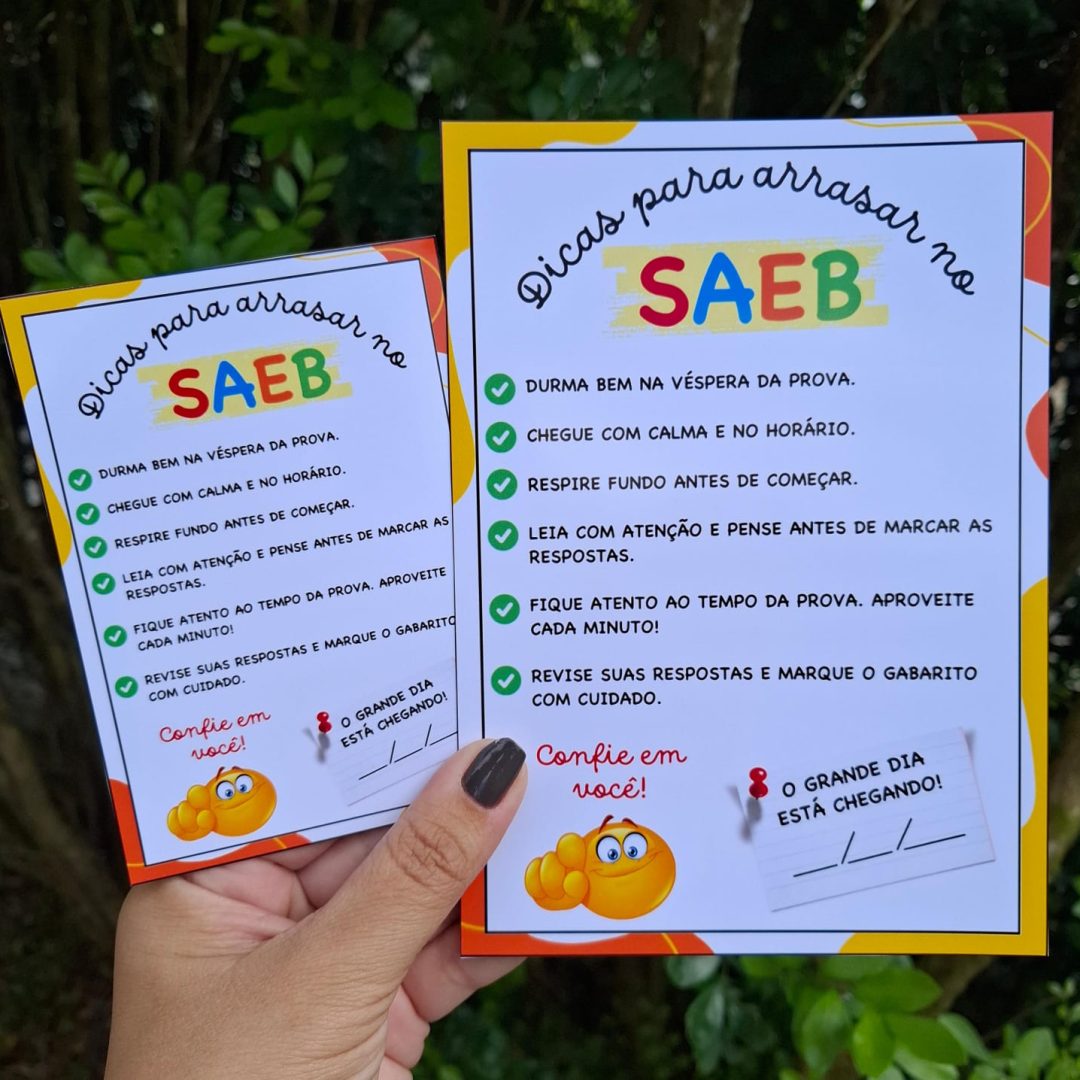 🎯 DICAS PARA ARRASAR NO SAEB