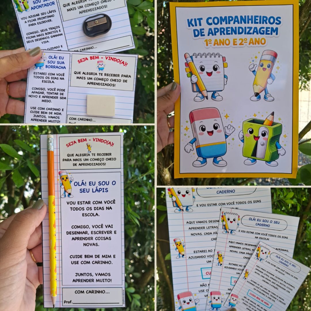 📘 KIT COMPANHEIROS DA APRENDIZAGEM – 1º E 2º ANO