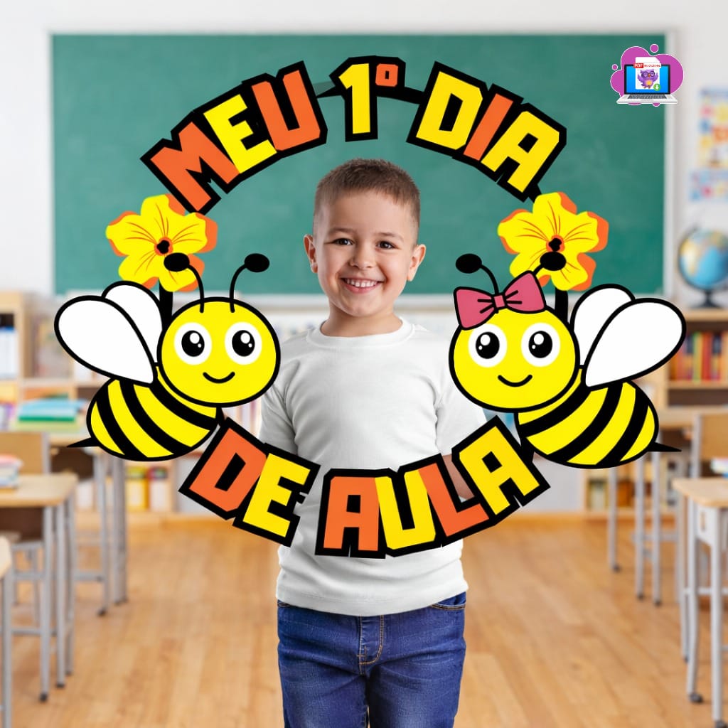 🎒 BAMBOLÊ – VOLTA ÀS AULAS (TEMA ABELHINHAS)
