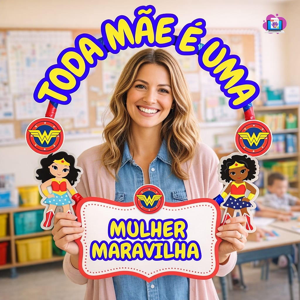 BAMBOLÊ DIA DAS MÃES – MULHER MARAVILHA