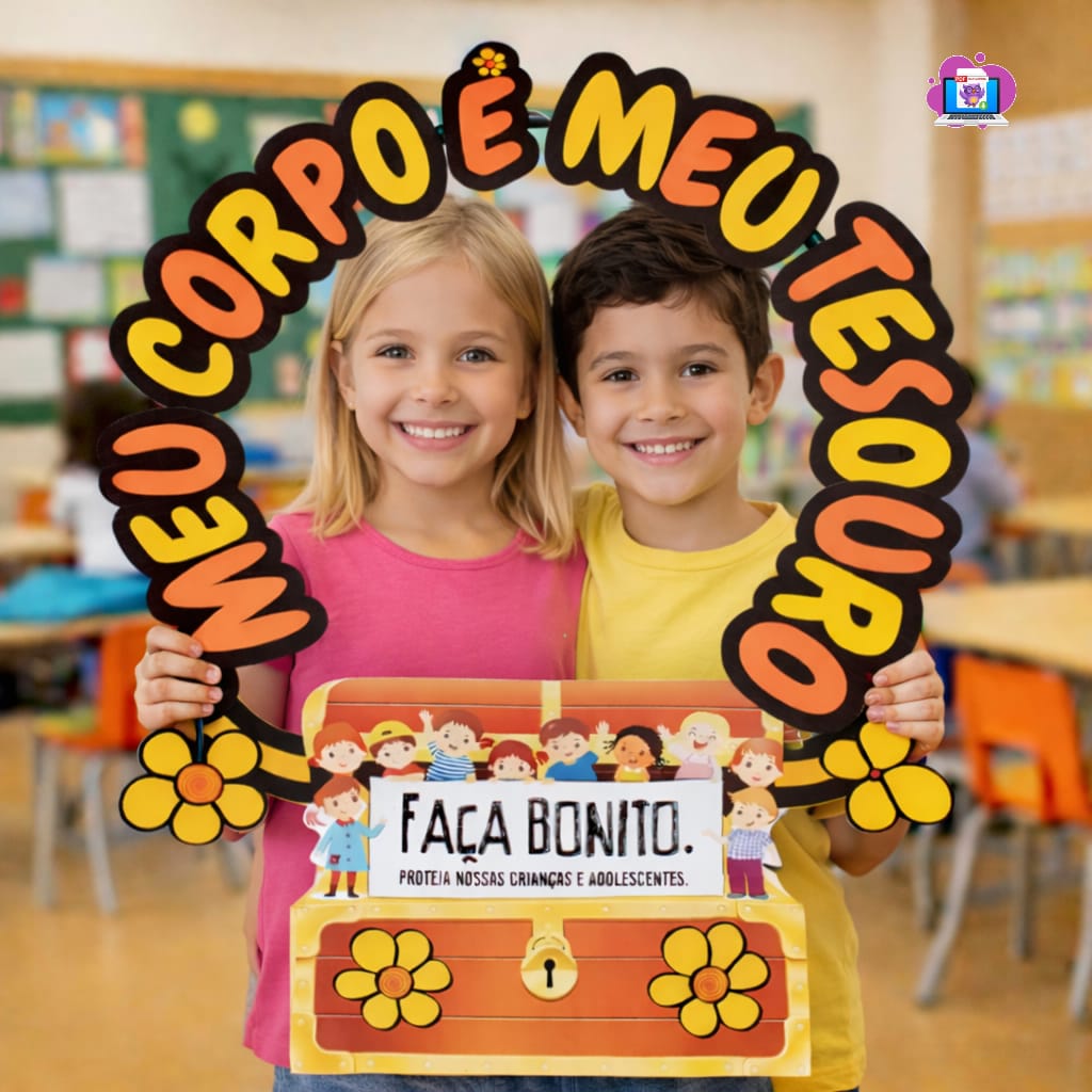 🧡 BAMBOLÊ TEMÁTICO – MAIO LARANJA