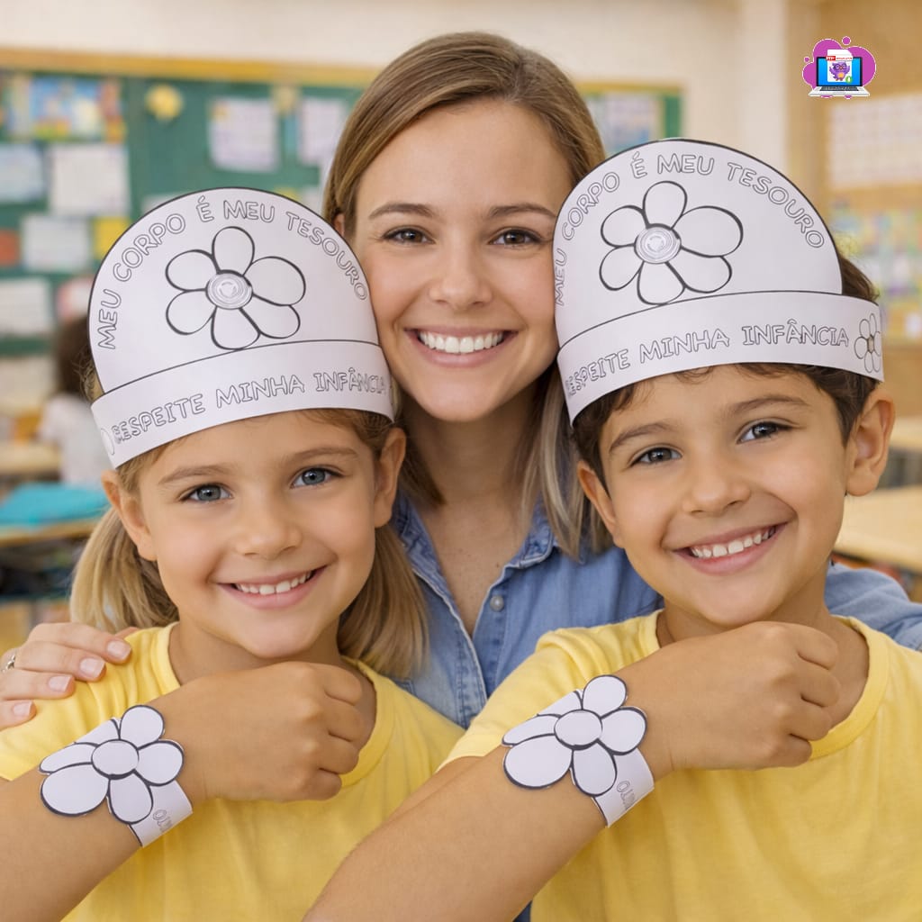 🧡 LEMBRANCINHA MAIO LARANJA – PARA COLORIR