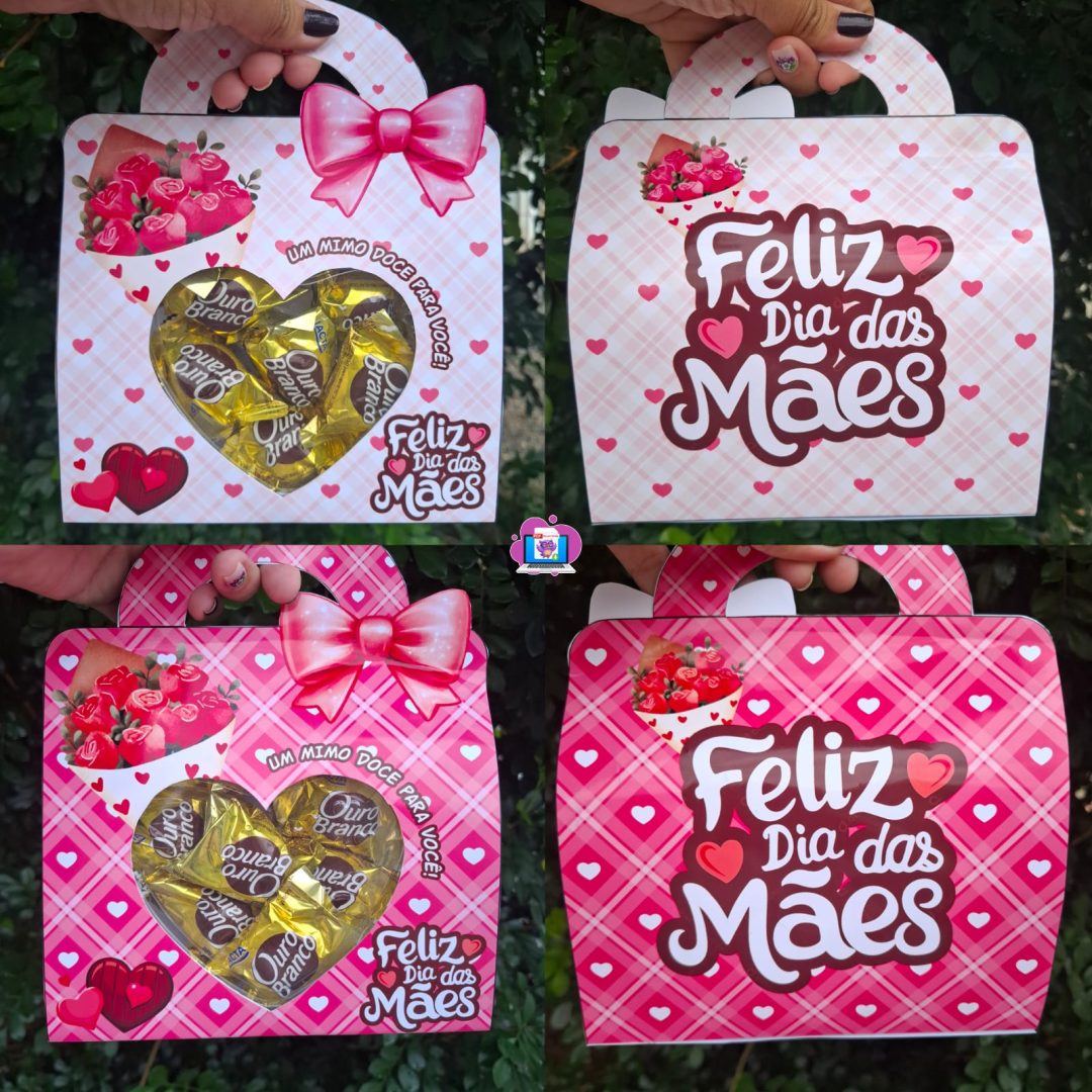 MALETA CORAÇÃO DIA DAS MÃES 💖