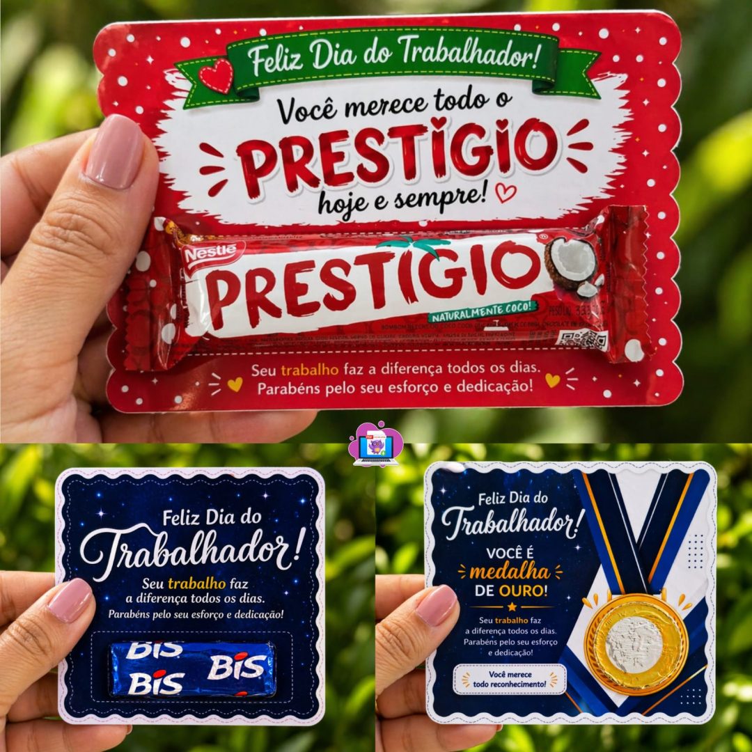 #2 LEMBRANCINHAS DIA DO TRABALHADOR