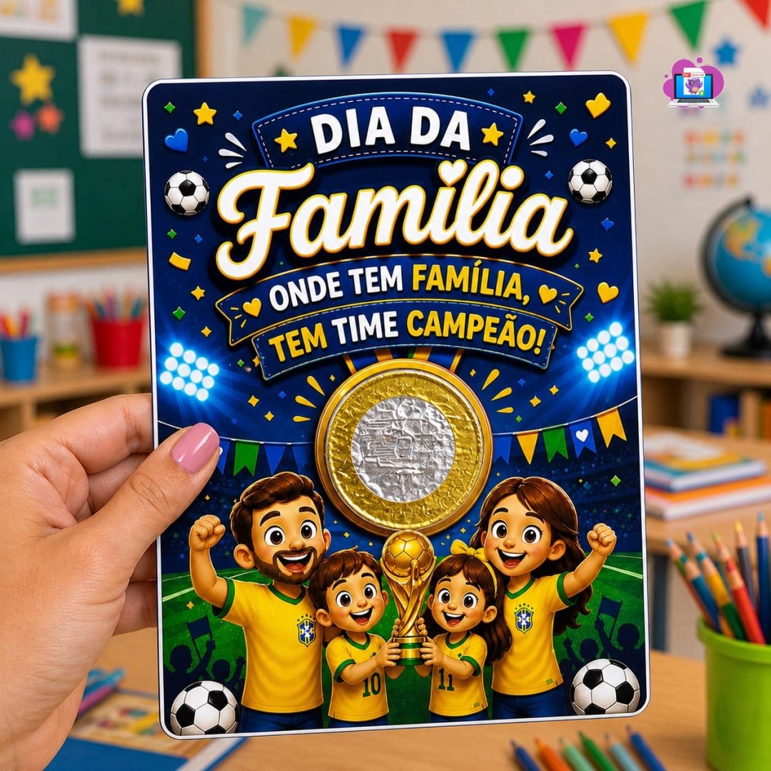 DIA DA FAMÍLIA TEMA COPA DO MUNDO ⚽🏆