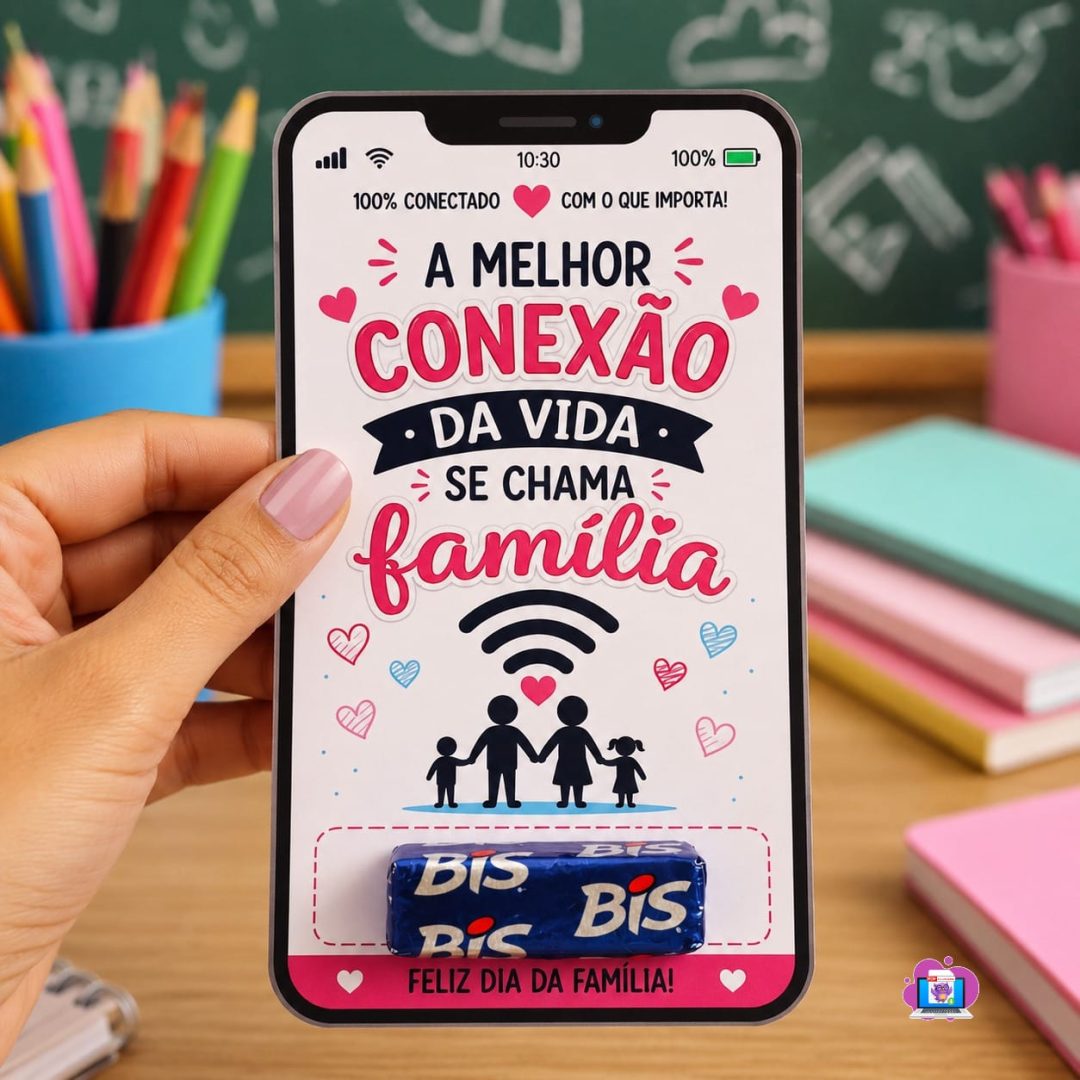 CARTÃO DIA DA FAMÍLIA – TEMA CONEXÃO
