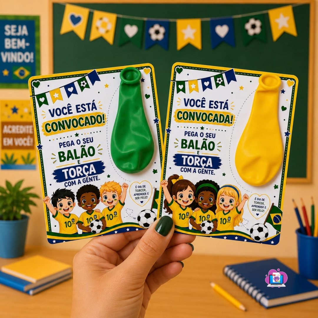 ⚽CARTÃO COPA DO MUNDO –  BALÃO