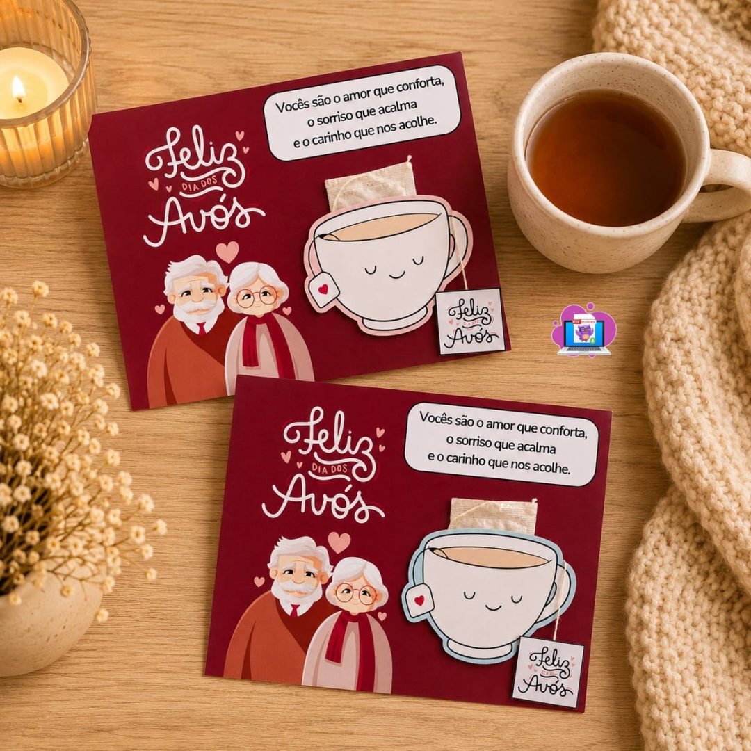LEMBRANCINHA DIA DOS AVÓS – CHÁ 🍵❤️