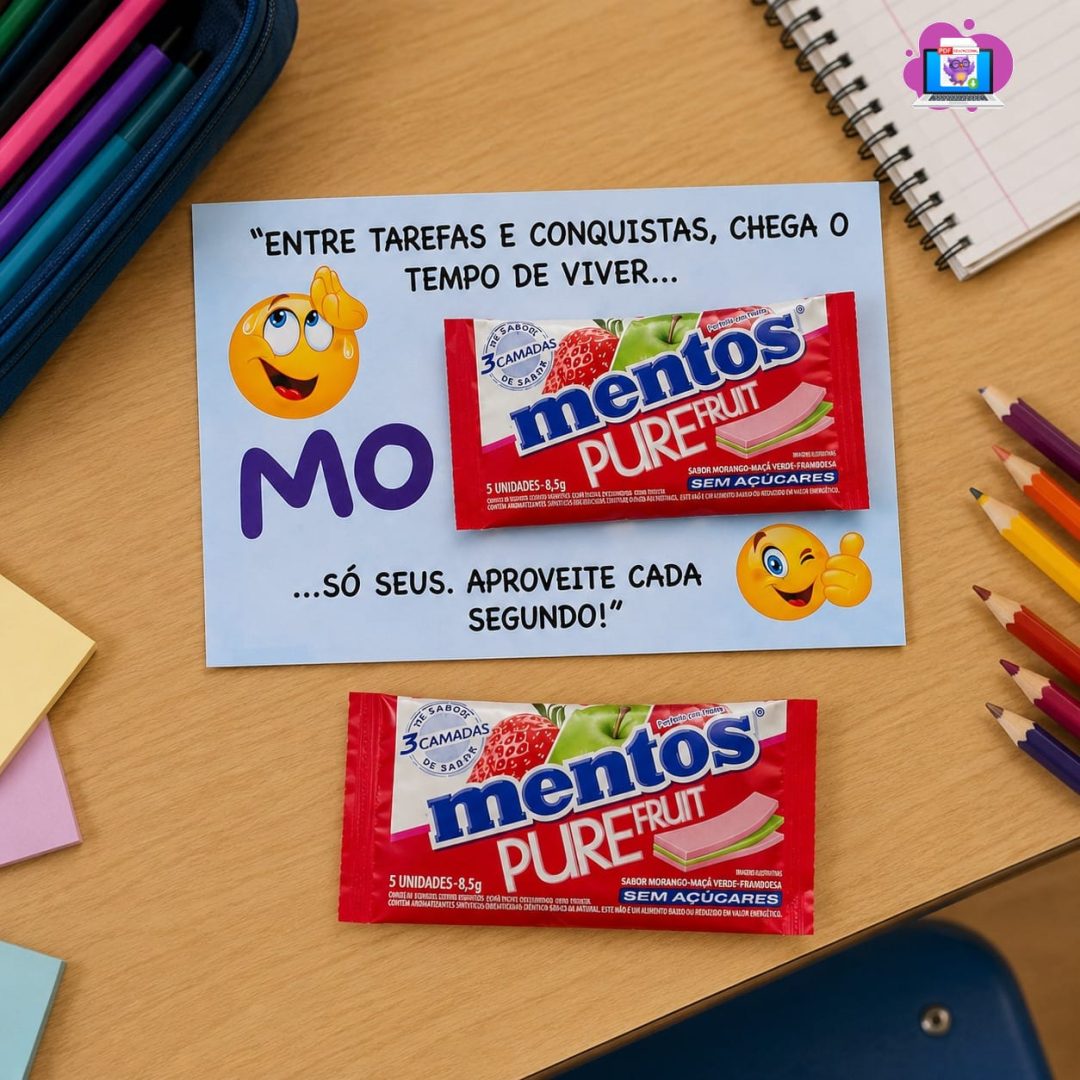 CARTÃO EMOJIS FÉRIAS – MENTOS