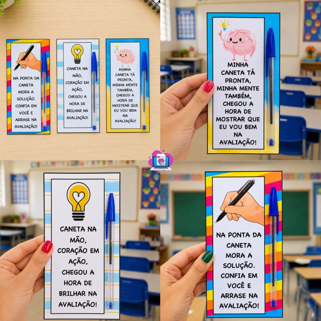 CARTÕES MOTIVACIONAIS DE AVALIAÇÃO
