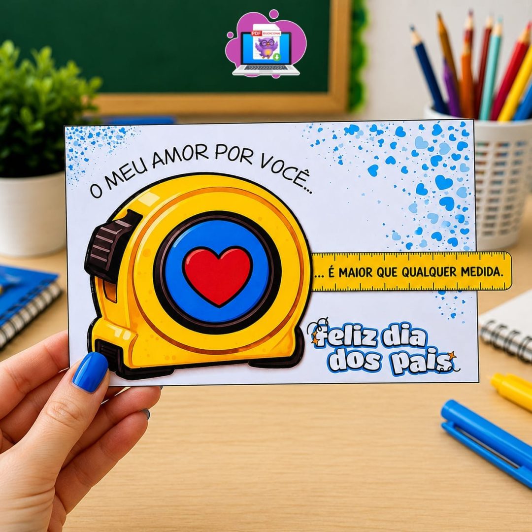 CARTÃO INTERATIVO – AMOR SEM MEDIDAS | DIA DOS PAIS