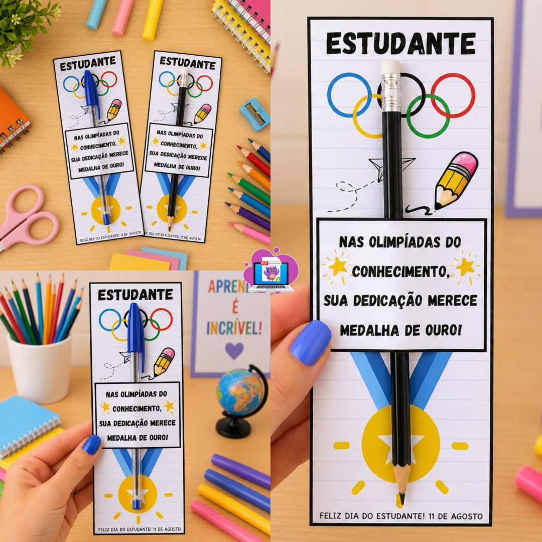 🏅 LEMBRANCINHA DIA DO ESTUDANTE – OLIMPÍADAS DO CONHECIMENTO