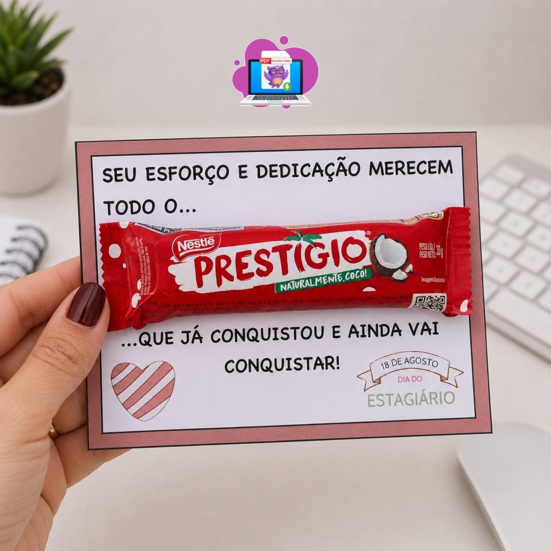 CARTÃO DIA DO ESTAGIÁRIO – PRESTÍGIO