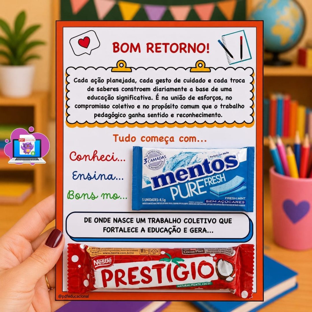 CARTÃO VOLTA ÀS AULAS – MENTOS & PRESTÍGIO