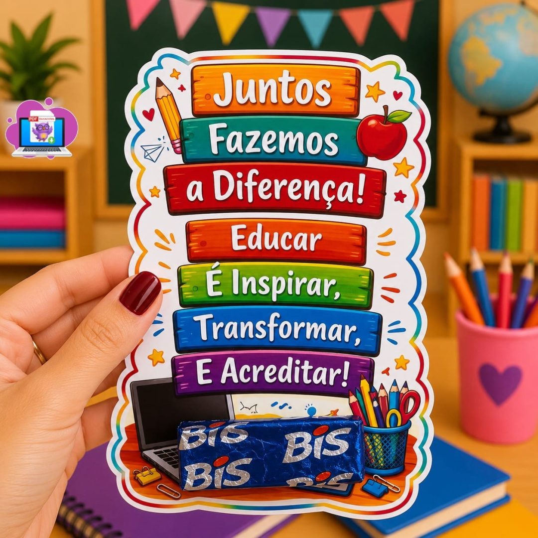 CARTÃO VOLTA ÀS AULAS – JUNTOS FAZEMOS A DIFERENÇA