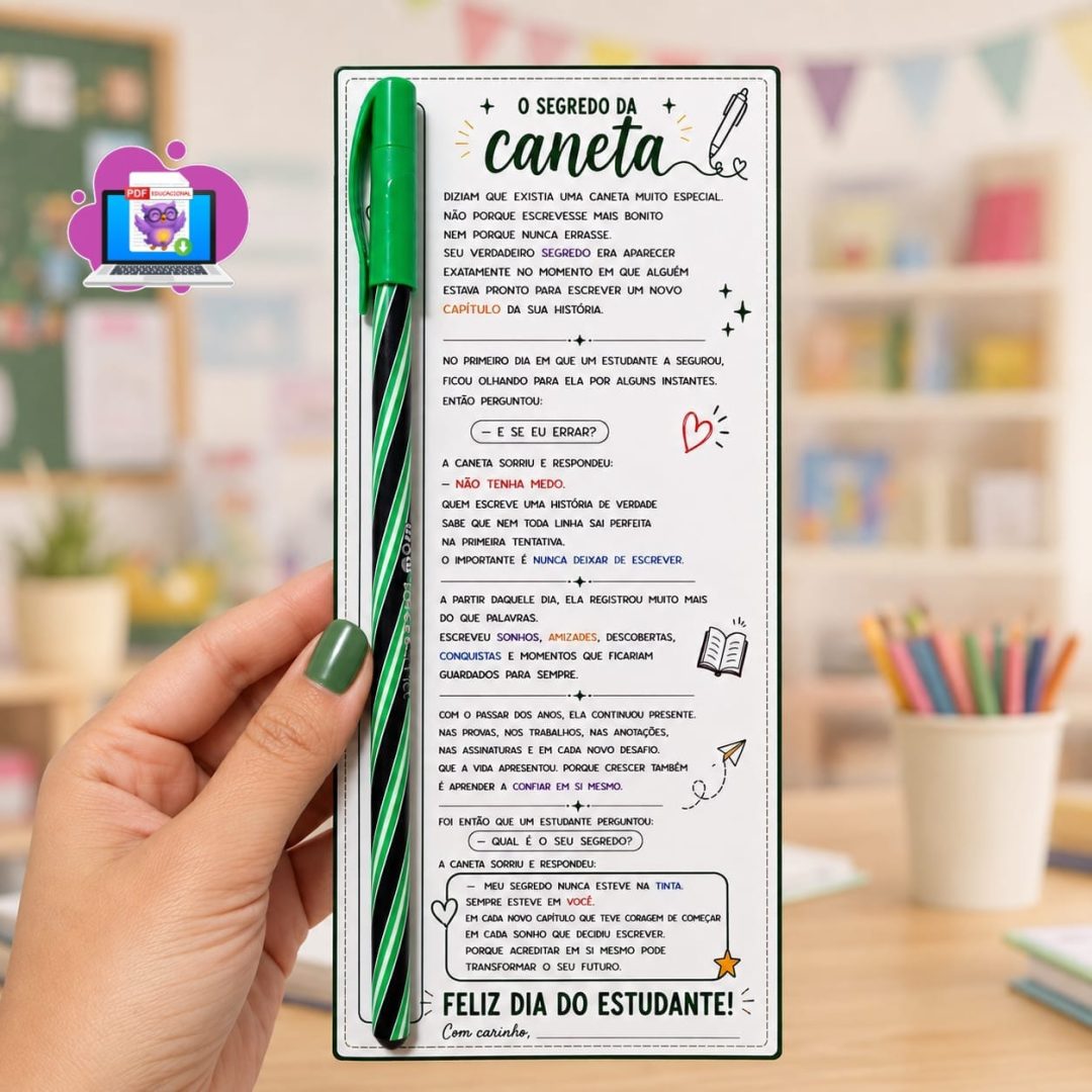 CARTÃO SEGREDO DA CANETA 🖊️