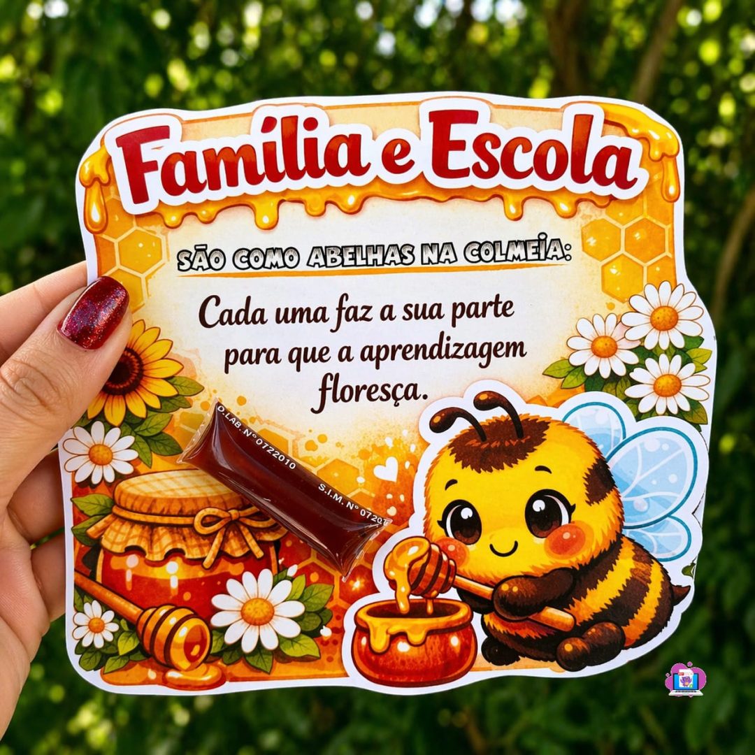CARTÃO REUNIÃO DE PAIS – FAMÍLIA E ESCOLA
