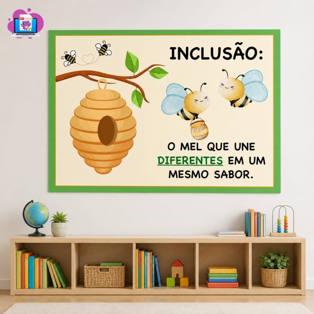 🐝 PAINEL INCLUSÃO – O MEL QUE UNE 🍯