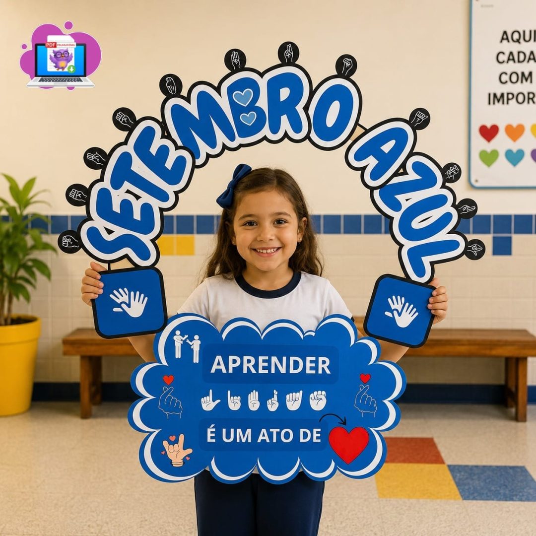 💙 BAMBOLÊ SETEMBRO AZUL – LIBRAS 🤟