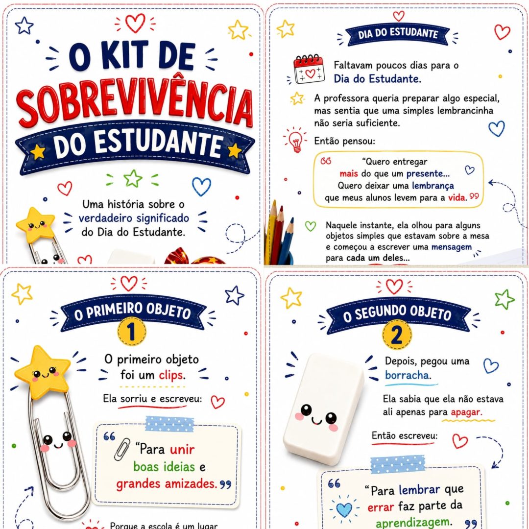 HISTÓRIA KIT DE SOBREVIVÊNCIA DO ESTUDANTE