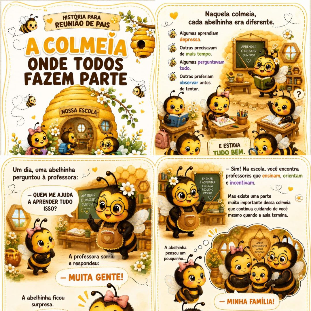 HISTÓRIA A COLMEIA ONDE TODOS FAZEM PARTE