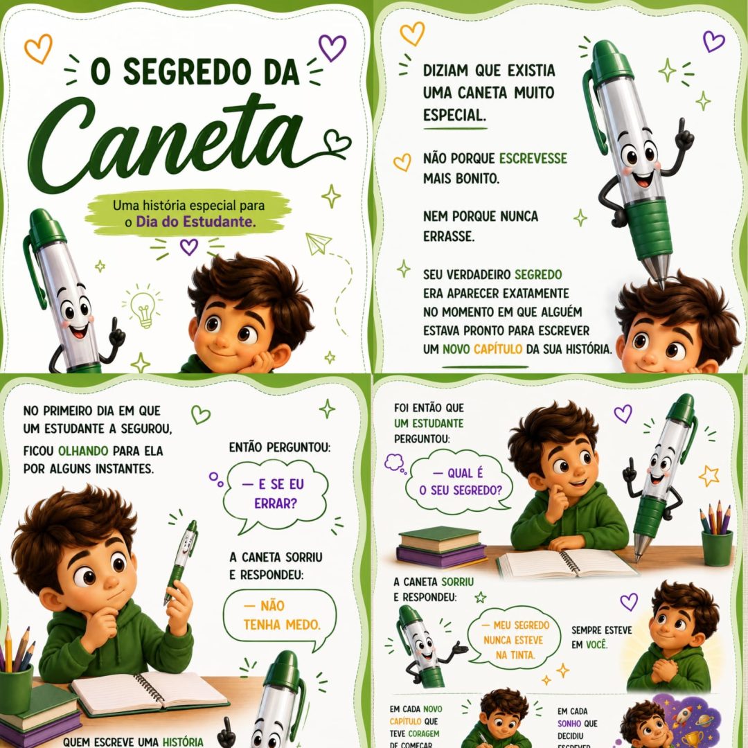 HISTÓRIA O SEGREDO DA CANETA