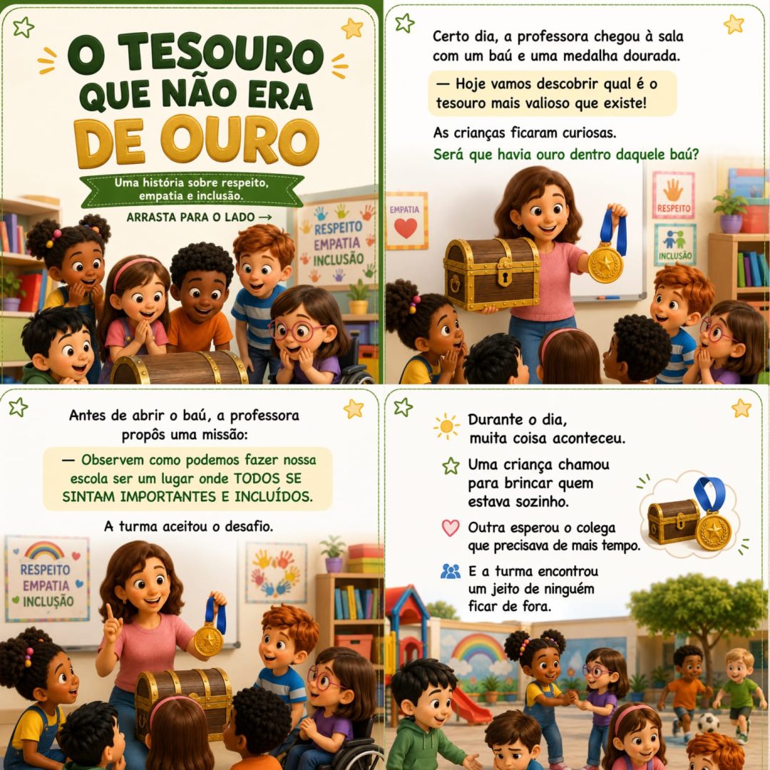 HISTÓRIA: O TESOURO QUE NÃO ERA DE OURO