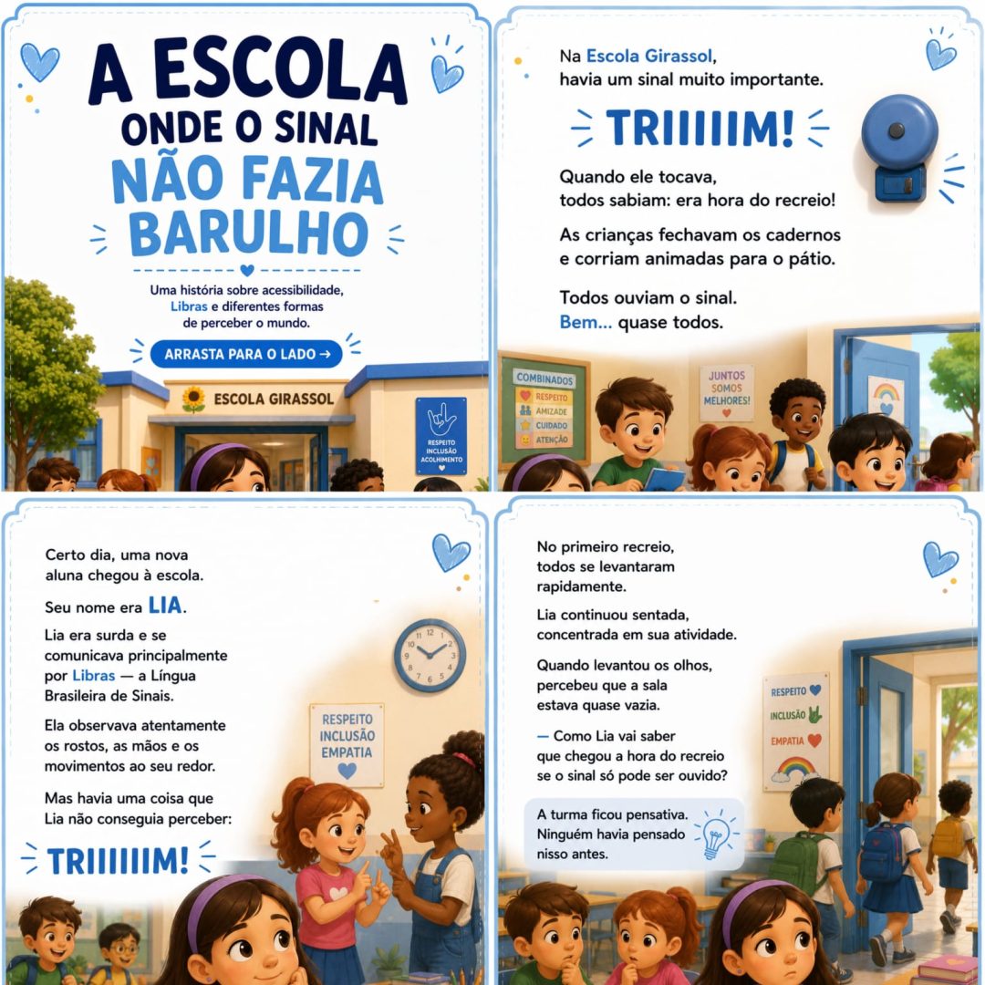 HISTÓRIA A ESCOLA ONDE O SINAL NÃO FAZIA BARULHO