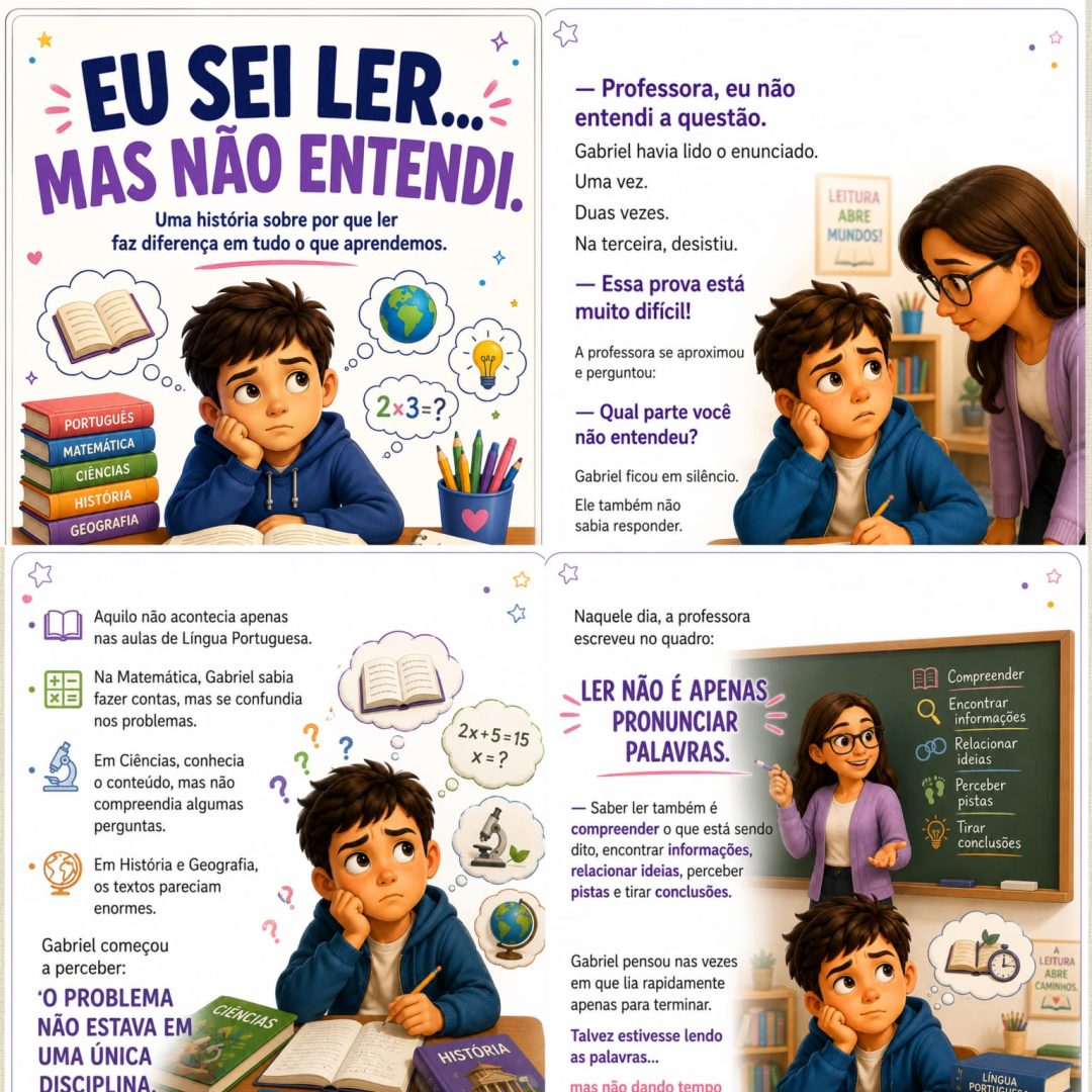 HISTÓRIA SEI LER... MAS NÃO ENTENDI