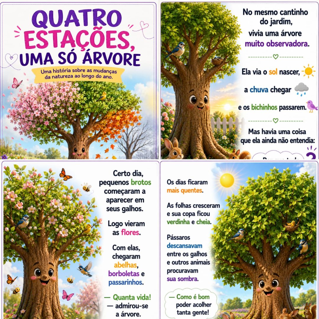 HISTÓRIA QUATRO ESTAÇÕES, UMA SÓ ÁRVORE
