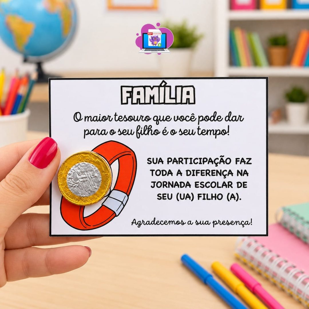 CARTÃO REUNIÃO DE PAIS – TEMPO