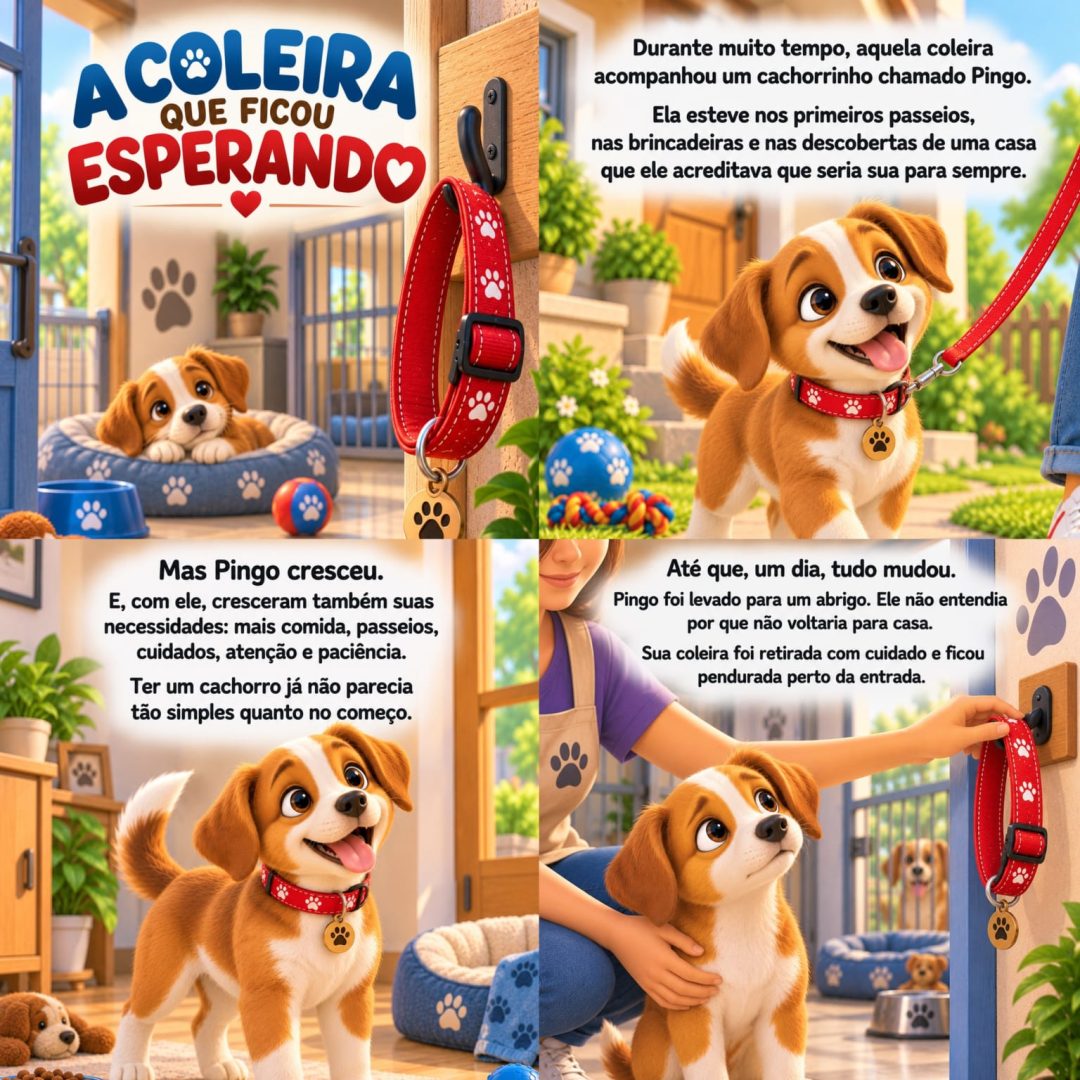 HISTÓRIA A COLEIRA QUE FICOU ESPERANDO
