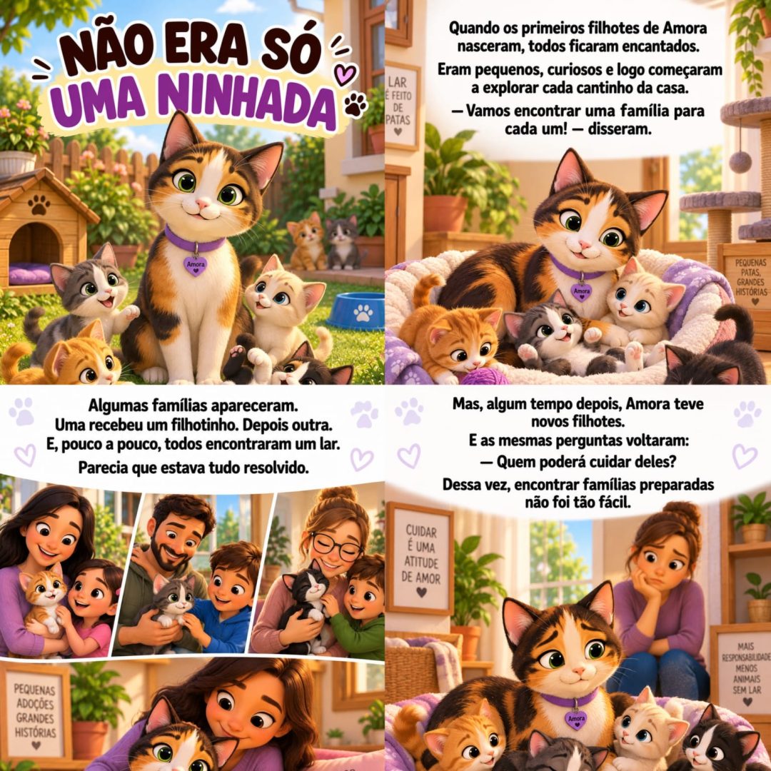 HISTÓRIA NÃO ERA SÓ UMA NINHADA — HISTÓRIA INFANTIL