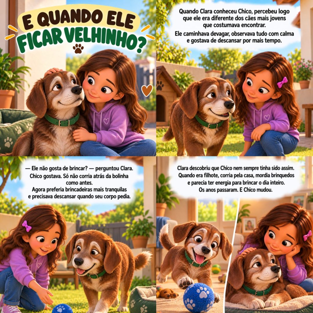 HISTÓRIA E QUANDO ELE FICAR VELHINHO? — HISTÓRIA INFANTIL