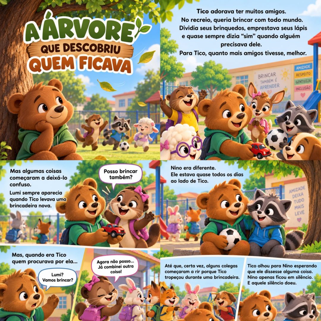 HISTÓRIA ÁRVORE QUE DESCOBRIU QUEM FICAVA