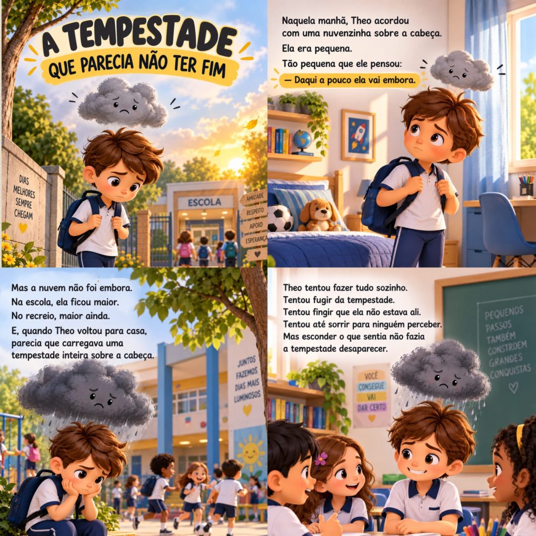HISTÓRIA MESMO AS PIORES TEMPESTADES TÊM SEU FIM.
