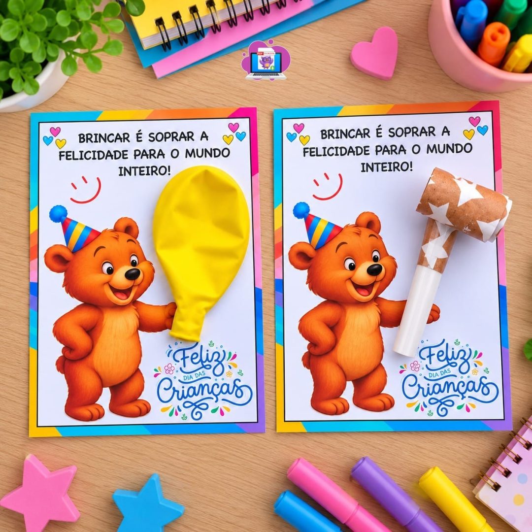 CARTÃO DIA DAS CRIANÇAS – URSO