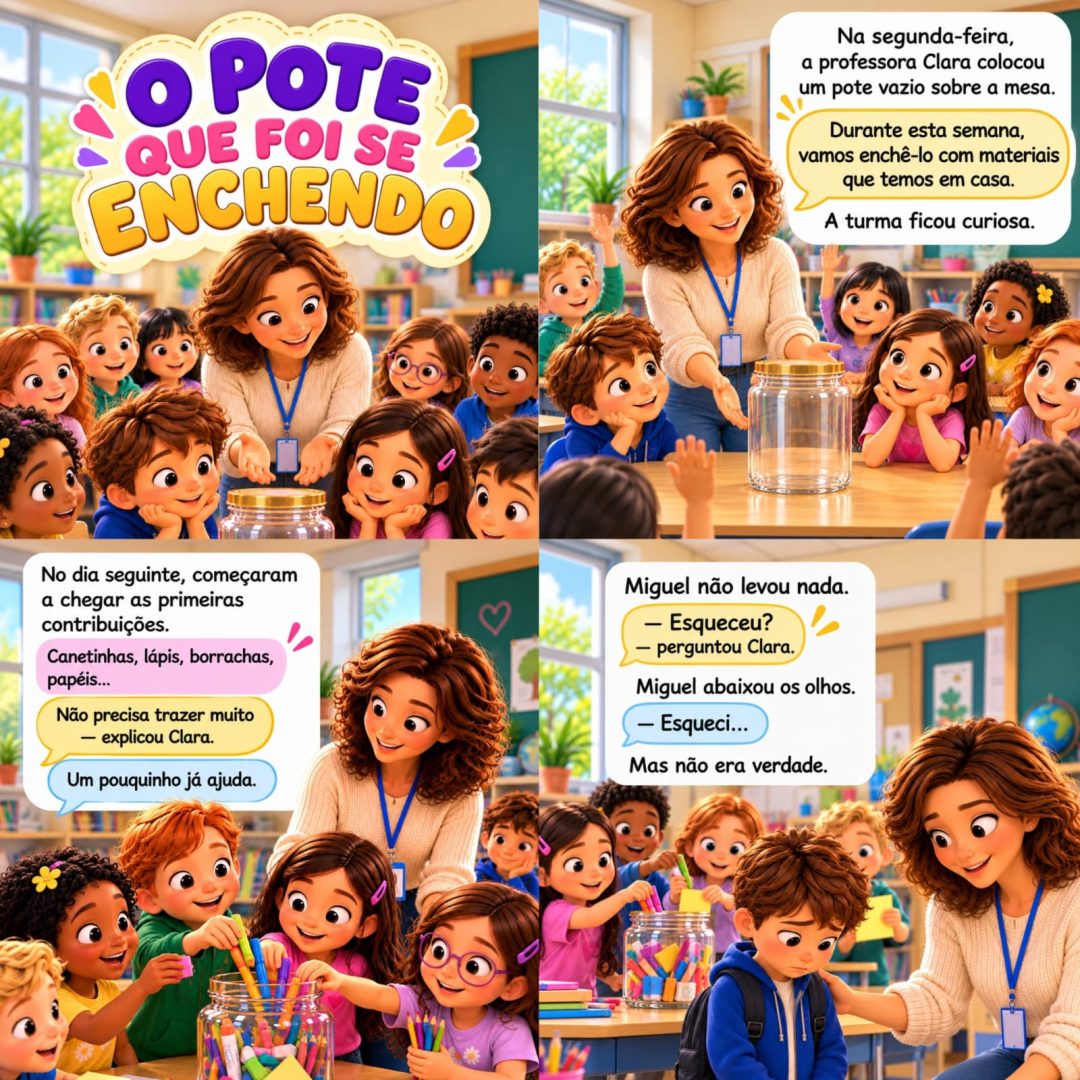 HISTÓRIA O POTE QUE FOI SE ENCHENDO