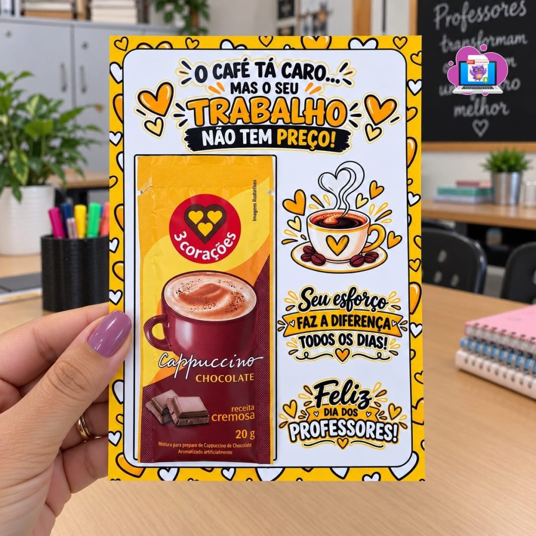 CARTÃO CAFÉ – DIA DOS PROFESSORES
