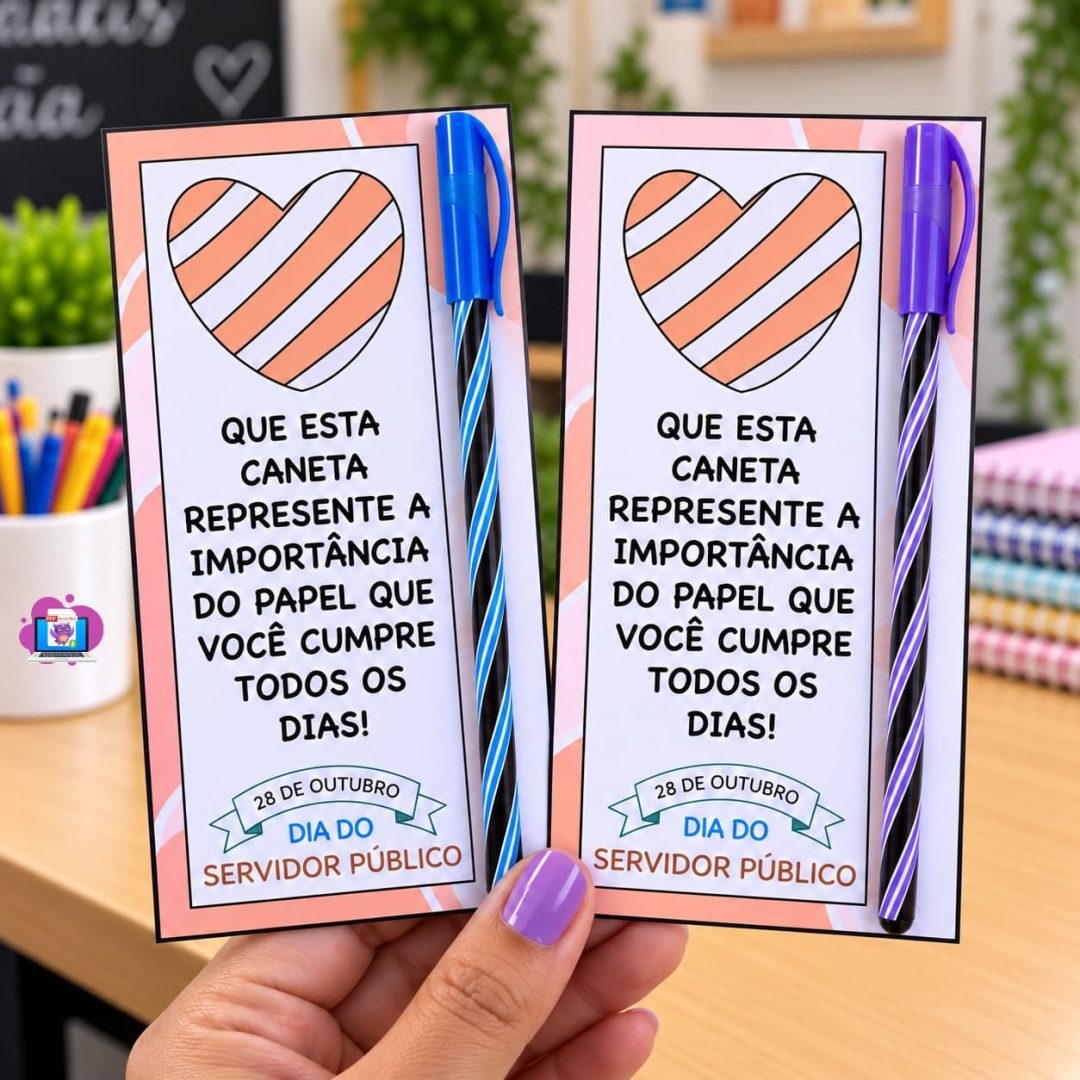 CARTÃO CANETA – DIA DO SERVIDOR PÚBLICO