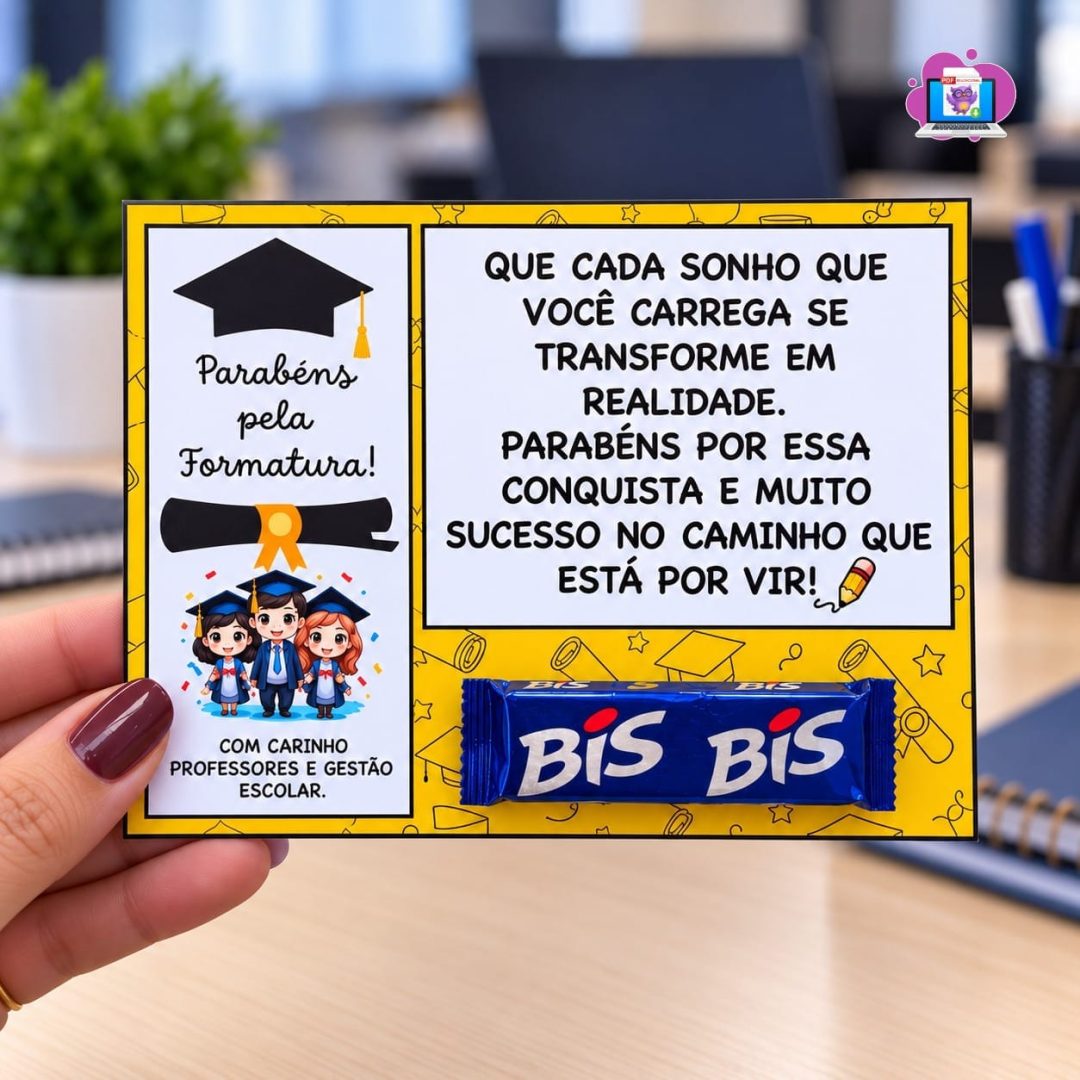 CARTÃO FORMATURA BIS