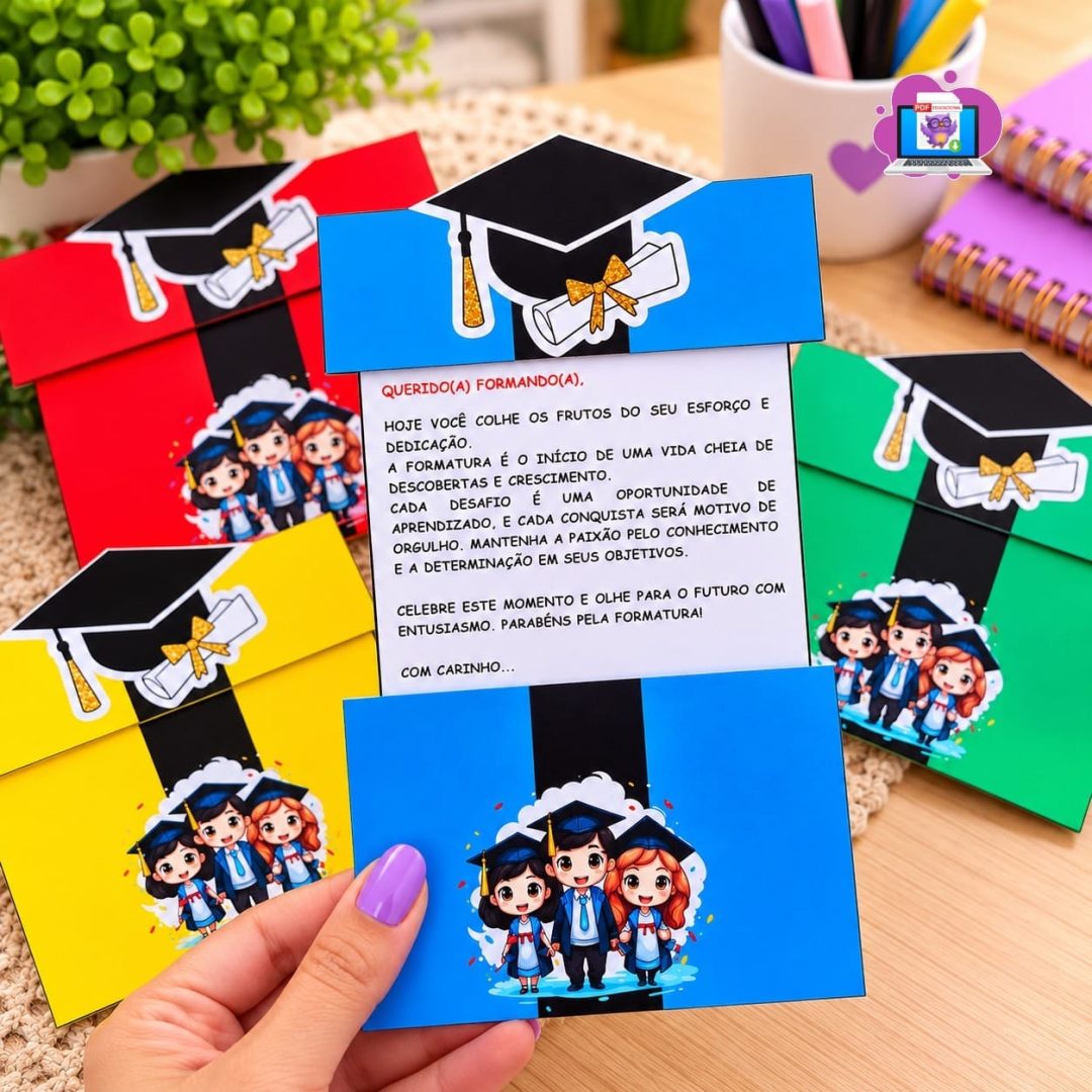 CARTÃO LEMBRANÇA DE FORMATURA