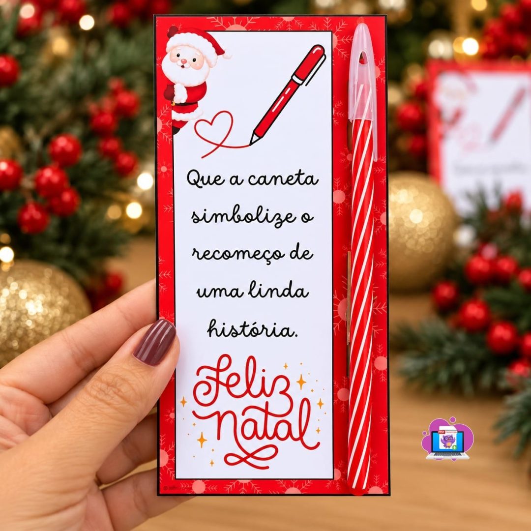 CARTÃO DE NATAL – CANETA
